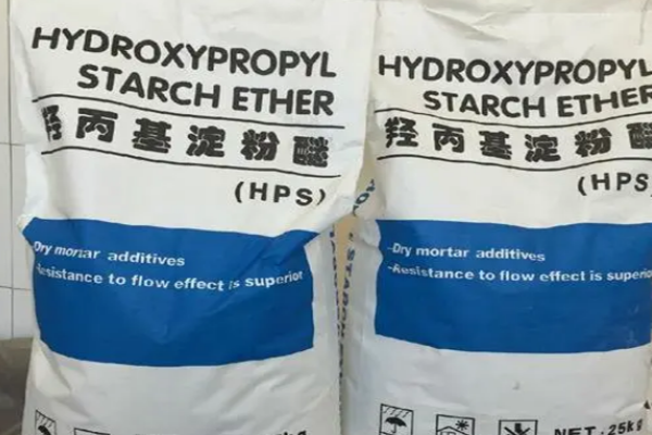 羟丙基淀粉醚(HPS)是一种化学改性淀粉，由环氧丙烷和淀粉进行醚化反应，取代淀粉高分子结构中的羟基，成为一种醚化淀粉。